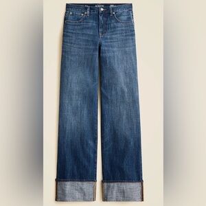 Sold Out! J Crew Cuffed lower-rise wide-leg jean sz 31